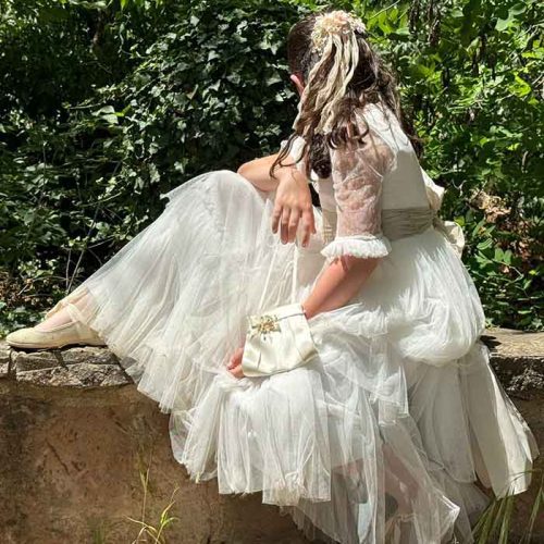 Bolso Comunión con Flores