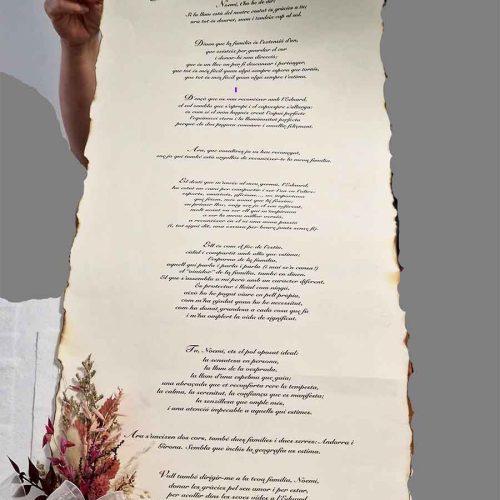 Poesías o Textos Largos Personalizados