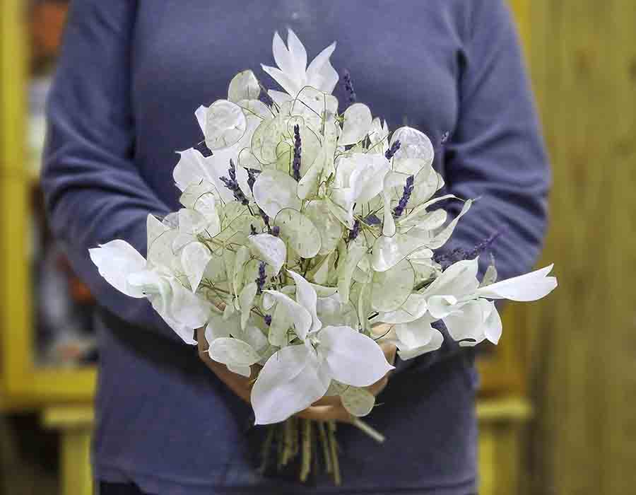 Ramo Novia Ruscus Blanco
