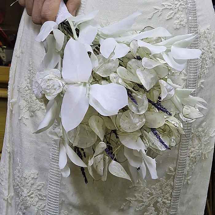 Ramo Novia Ruscus Blanco