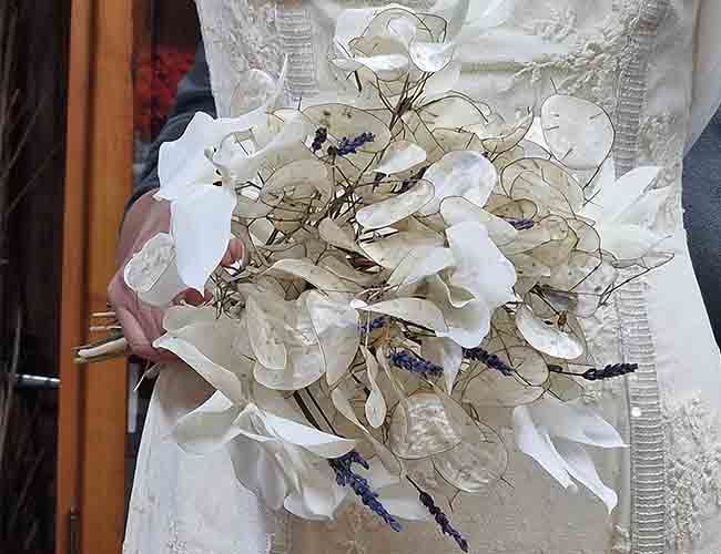 Ramo Novia Ruscus Blanco - Imagen 3
