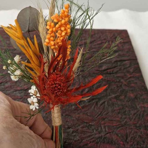 Solapa Floral Novio Colección Iría