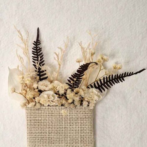 Prendidos Flor Blanca Novio para Bolsillo