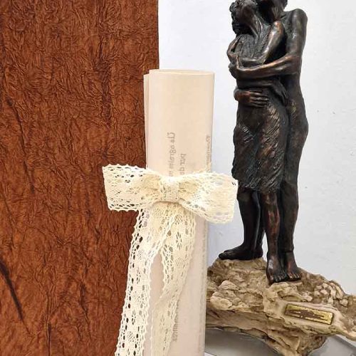 Argolla de Encaje Vintage para Pergamino